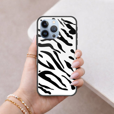 iPhone 13 Pro Cover - Vanilla Dream Series - HQ Ultra Shine Premium Infinity Glass Soft Silicon Borders Case