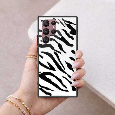 Samsung Galaxy S22 Ultra 5G Cover - Vanilla Dream Series - HQ Ultra Shine Premium Infinity Glass Soft Silicon Borders Case