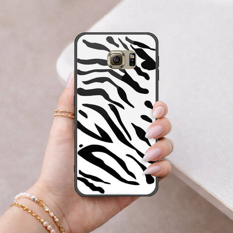 Samsung Galaxy S6 Cover - Vanilla Dream Series - HQ Ultra Shine Premium Infinity Glass Soft Silicon Borders Case