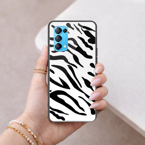 Oppo Reno 5 4G Cover - Vanilla Dream Series - HQ Ultra Shine Premium Infinity Glass Soft Silicon Borders Case