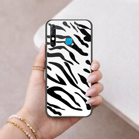 Infinix Hot 8 Cover - Vanilla Dream Series - HQ Ultra Shine Premium Infinity Glass Soft Silicon Borders Case