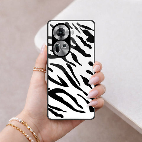 Oppo Reno 11 5G Cover - Vanilla Dream Series - HQ Ultra Shine Premium Infinity Glass Soft Silicon Borders Case