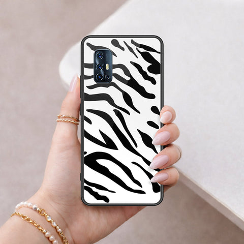 Vivo V17 Cover - Vanilla Dream Series - HQ Ultra Shine Premium Infinity Glass Soft Silicon Borders Case