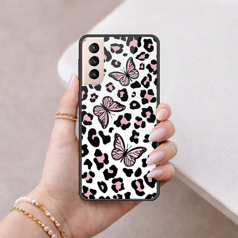 Samsung Galaxy S21 5G Cover - Vanilla Dream Series - HQ Ultra Shine Premium Infinity Glass Soft Silicon Borders Case