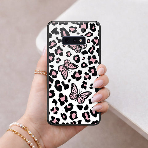 Samsung Galaxy S10e Cover - Vanilla Dream Series - HQ Ultra Shine Premium Infinity Glass Soft Silicon Borders Case