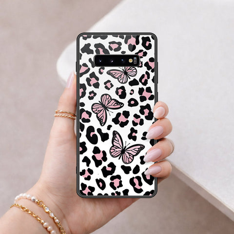 Samsung Galaxy S10 Plus Cover - Vanilla Dream Series - HQ Ultra Shine Premium Infinity Glass Soft Silicon Borders Case