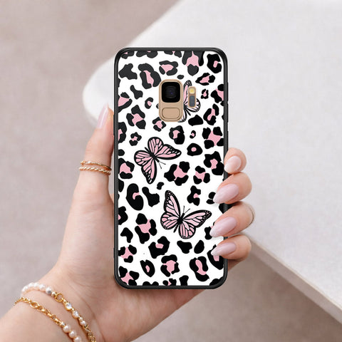 Samsung Galaxy S9 Cover - Vanilla Dream Series - HQ Ultra Shine Premium Infinity Glass Soft Silicon Borders Case