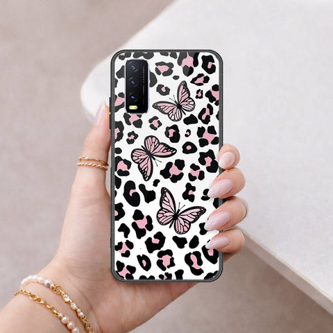 Vivo Y12s Cover - Vanilla Dream Series - HQ Ultra Shine Premium Infinity Glass Soft Silicon Borders Case