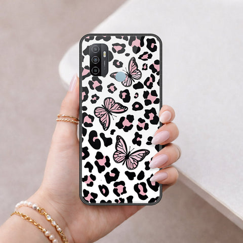 Oppo A53 Cover - Vanilla Dream Series - HQ Ultra Shine Premium Infinity Glass Soft Silicon Borders Case