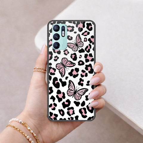 Oppo Reno 6 Cover - Vanilla Dream Series - HQ Ultra Shine Premium Infinity Glass Soft Silicon Borders Case
