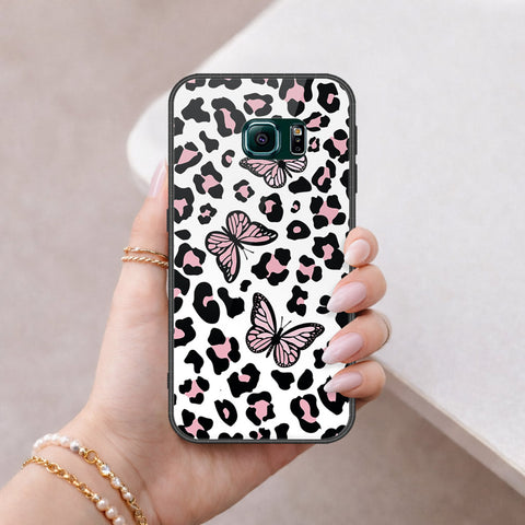 Samsung Galaxy S6 Edge Cover - Vanilla Dream Series - HQ Ultra Shine Premium Infinity Glass Soft Silicon Borders Case