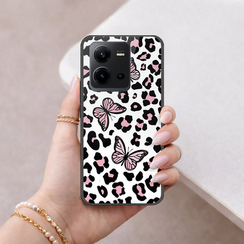 Vivo V25e Cover - Vanilla Dream Series - HQ Ultra Shine Premium Infinity Glass Soft Silicon Borders Case