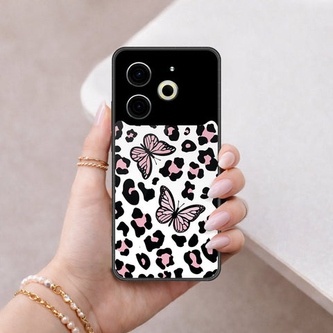 Tecno Pova 6 Cover - Vanilla Dream Series - HQ Ultra Shine Premium Infinity Glass Soft Silicon Borders Case