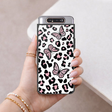 Samsung Galaxy A80 Cover - Vanilla Dream Series - HQ Ultra Shine Premium Infinity Glass Soft Silicon Borders Case