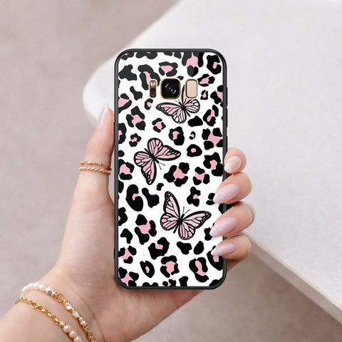 Samsung Galaxy S8 Cover - Vanilla Dream Series - HQ Ultra Shine Premium Infinity Glass Soft Silicon Borders Case