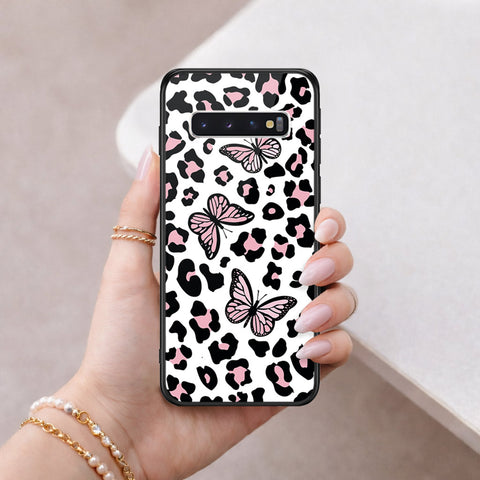 Samsung Galaxy S10 Cover - Vanilla Dream Series - HQ Ultra Shine Premium Infinity Glass Soft Silicon Borders Case