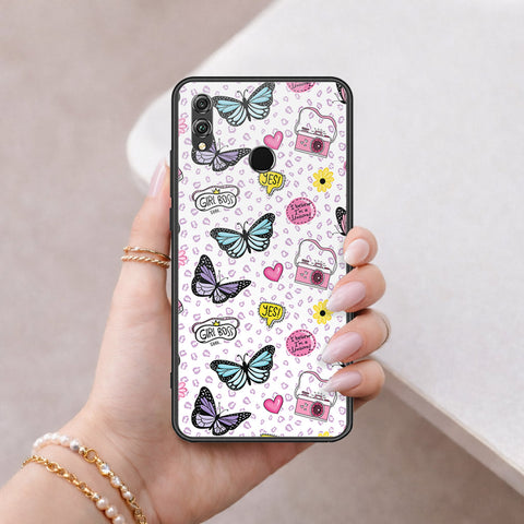 Huawei Honor 8X Cover - Vanilla Dream Series - HQ Ultra Shine Premium Infinity Glass Soft Silicon Borders Case