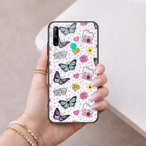 Huawei Y7P Cover - Vanilla Dream Series - HQ Ultra Shine Premium Infinity Glass Soft Silicon Borders Case