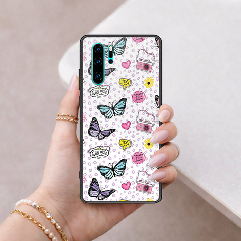 Huawei P30 Pro Cover - Vanilla Dream Series - HQ Ultra Shine Premium Infinity Glass Soft Silicon Borders Case