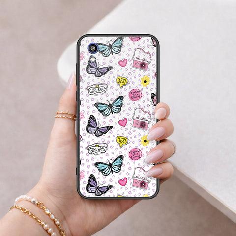 Huawei Honor 8S Cover - Vanilla Dream Series - HQ Ultra Shine Premium Infinity Glass Soft Silicon Borders Case
