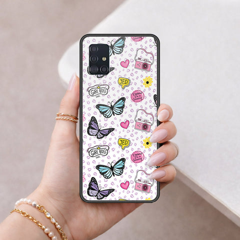 Samsung Galaxy M40s Cover - Vanilla Dream Series - HQ Ultra Shine Premium Infinity Glass Soft Silicon Borders Case