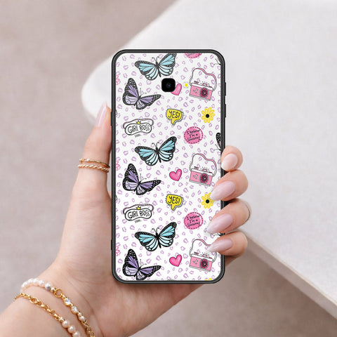 Samsung Galaxy J4 Plus Cover - Vanilla Dream Series - HQ Ultra Shine Premium Infinity Glass Soft Silicon Borders Case