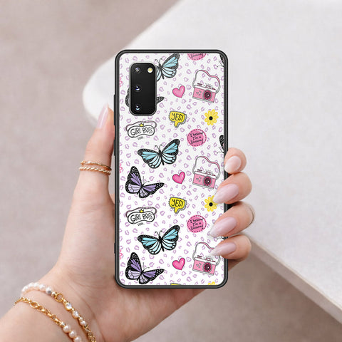 Samsung Galaxy S20 Plus Cover - Vanilla Dream Series - HQ Ultra Shine Premium Infinity Glass Soft Silicon Borders Case