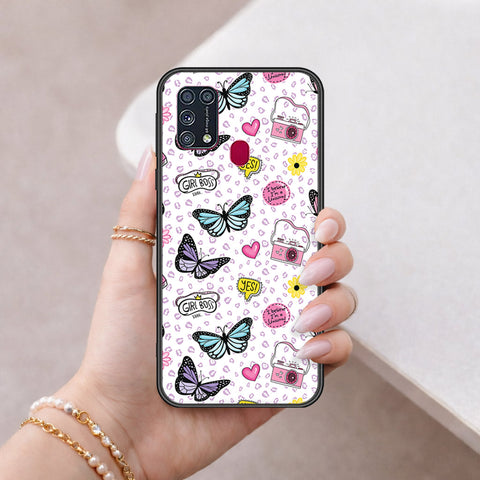 Samsung Galaxy F41 Cover - Vanilla Dream Series - HQ Ultra Shine Premium Infinity Glass Soft Silicon Borders Case