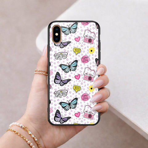iPhone XS Max - Vanilla Dream Series - HQ Ultra Shine Premium Infinity Glass Soft Silicon Borders Case