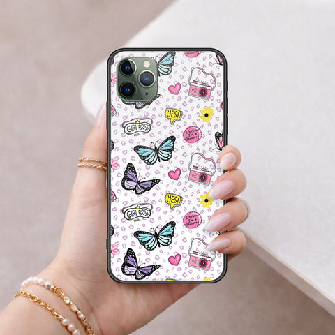 iPhone 11 Pro - Vanilla Dream Series - HQ Ultra Shine Premium Infinity Glass Soft Silicon Borders Case