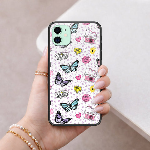 iPhone 11 - Vanilla Dream Series - HQ Ultra Shine Premium Infinity Glass Soft Silicon Borders Case