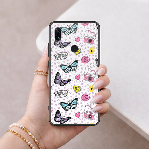 Xiaomi Redmi Note 7 Cover - Vanilla Dream Series - HQ Ultra Shine Premium Infinity Glass Soft Silicon Borders Case