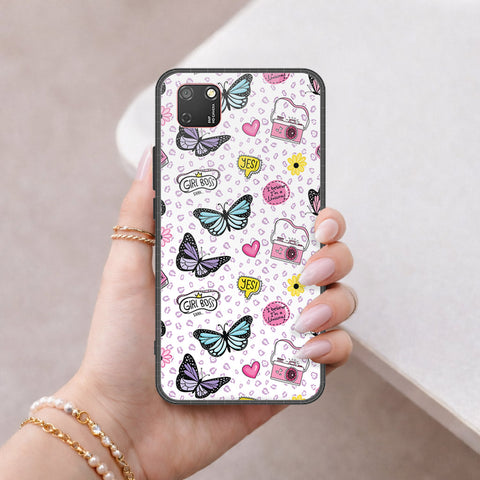 Honor 9S Cover - Vanilla Dream Series - HQ Ultra Shine Premium Infinity Glass Soft Silicon Borders Case