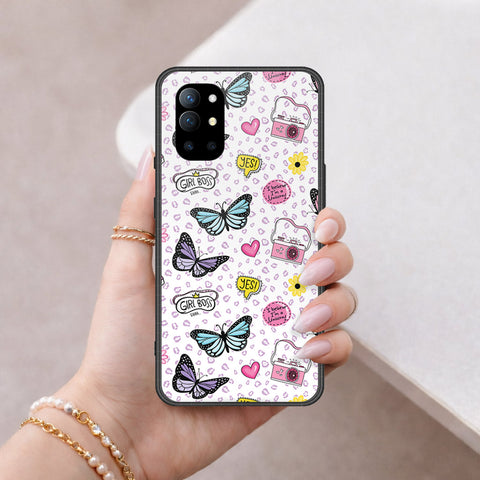 OnePlus 9R Cover - Vanilla Dream Series - HQ Ultra Shine Premium Infinity Glass Soft Silicon Borders Case