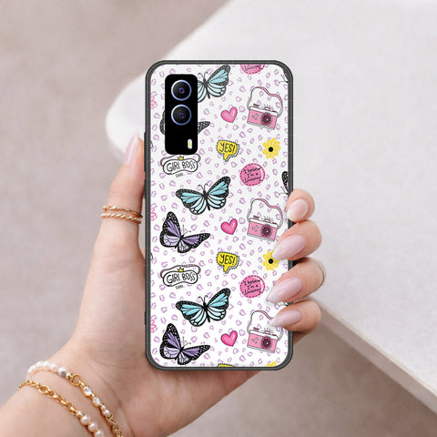 Vivo Y53s Cover - Vanilla Dream Series - HQ Ultra Shine Premium Infinity Glass Soft Silicon Borders Case