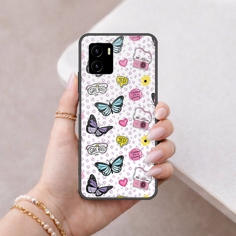 Vivo Y32t Cover - Vanilla Dream Series - HQ Ultra Shine Premium Infinity Glass Soft Silicon Borders Case