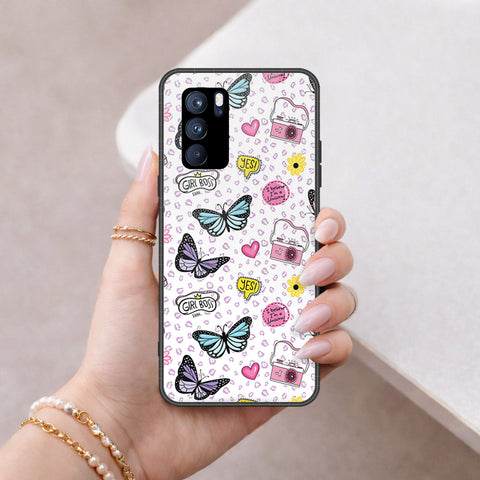 Oppo Reno 6 Pro 5G Cover - Vanilla Dream Series - HQ Ultra Shine Premium Infinity Glass Soft Silicon Borders Case
