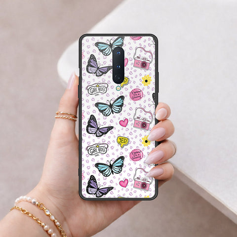 OnePlus 8 Cover - Vanilla Dream Series - HQ Ultra Shine Premium Infinity Glass Soft Silicon Borders Case