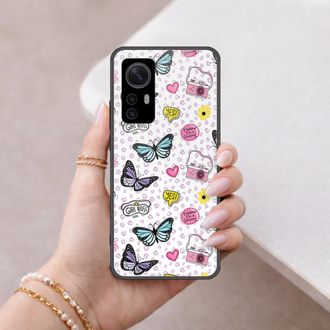 Xiaomi 12x Cover - Vanilla Dream Series - HQ Ultra Shine Premium Infinity Glass Soft Silicon Borders Case