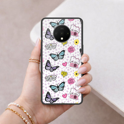 OnePlus 7T Cover - Vanilla Dream Series - HQ Ultra Shine Premium Infinity Glass Soft Silicon Borders Case