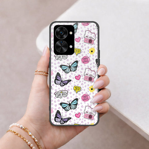 OnePlus Nord 2T Cover - Vanilla Dream Series - HQ Ultra Shine Premium Infinity Glass Soft Silicon Borders Case