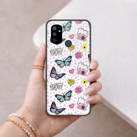 OnePlus Nord N100 Cover - Vanilla Dream Series - HQ Ultra Shine Premium Infinity Glass Soft Silicon Borders Case