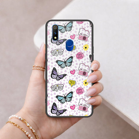 Realme 3 Pro Cover - Vanilla Dream Series - HQ Ultra Shine Premium Infinity Glass Soft Silicon Borders Case