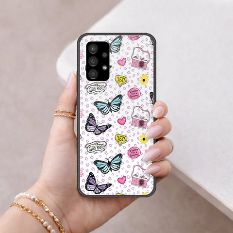 Samsung Galaxy A53 5G Cover - Vanilla Dream Series - HQ Ultra Shine Premium Infinity Glass Soft Silicon Borders Case