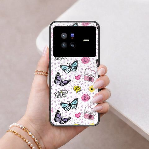 Vivo X80 Cover - Vanilla Dream Series - HQ Ultra Shine Premium Infinity Glass Soft Silicon Borders Case