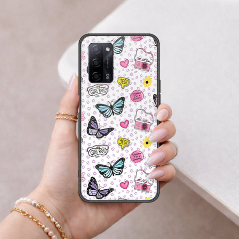 Oppo A55 5G Cover - Vanilla Dream Series - HQ Ultra Shine Premium Infinity Glass Soft Silicon Borders Case