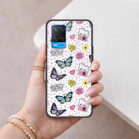 Oppo A54 4G Cover - Vanilla Dream Series - HQ Ultra Shine Premium Infinity Glass Soft Silicon Borders Case