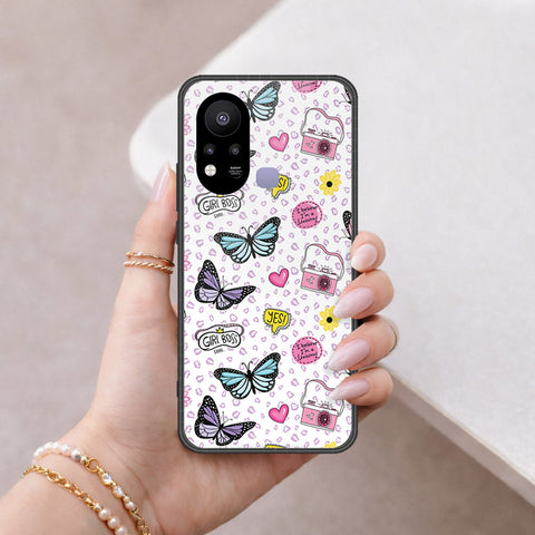 Infinix Hot 11s NFC Cover - Vanilla Dream Series - HQ Ultra Shine Premium Infinity Glass Soft Silicon Borders Case