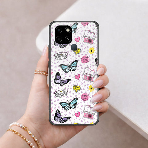 Infinix Smart 6 Cover - ONation Persian Rugs Series 2 - HQ Ultra Shine Premium Infinity Glass Soft Silicon Borders Cas