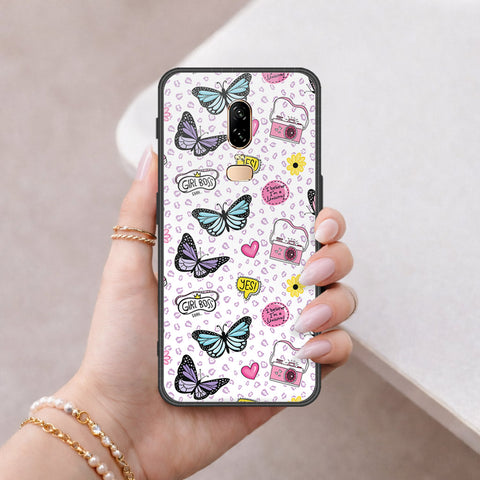 OnePlus 6 Cover - Vanilla Dream Series - HQ Ultra Shine Premium Infinity Glass Soft Silicon Borders Case
